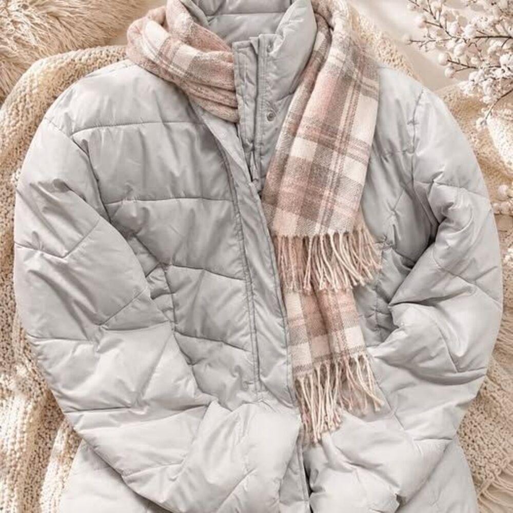 Faded Glory Size Medium Girls Gray Winter Jacket